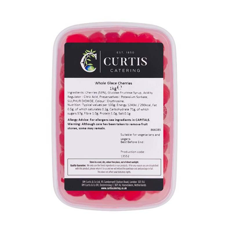 Curtis Catering Whole Glace Cherries 1kg