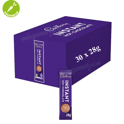 Cadbury Instant Hot Chocolate Drink Sachet 28g (Box of 30 Sachets)
