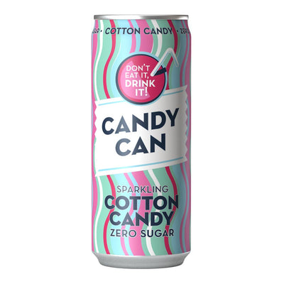 Candy Can Sparkling Cotton Candy Zero Sugar 12 x 330ml Cans