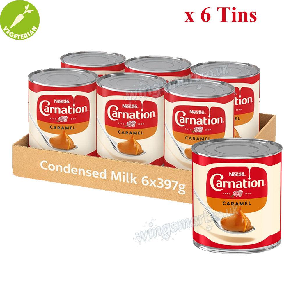 Carnation Caramel Caramelised Sweetened Condensed Milk Dessert Filling 397g Tin