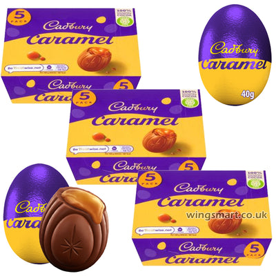 Cadbury Caramel Egg 5 Pack Chocolate Box 3 x 200g