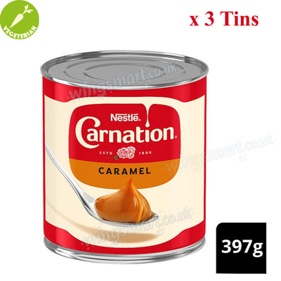 Carnation Caramel Caramelised Sweetened Condensed Milk Dessert Filling 397g Tin