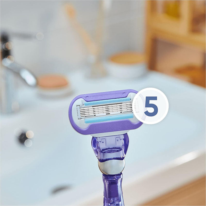 Gillette Venus Swirl Blades 4 Pack Razor Refills with FlexiBall for a Smooth Close Shave