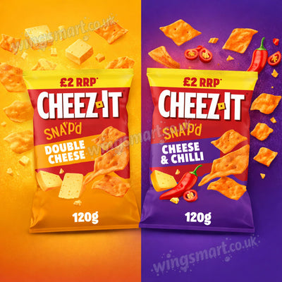Cheez-it Baked Snacks Randomly Mixed Assorted Flavours 120g Pack