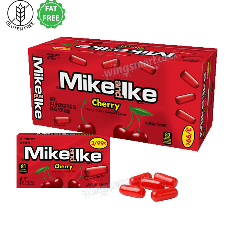 Mike & Ike Cherry Blast 22g (Box of 24)