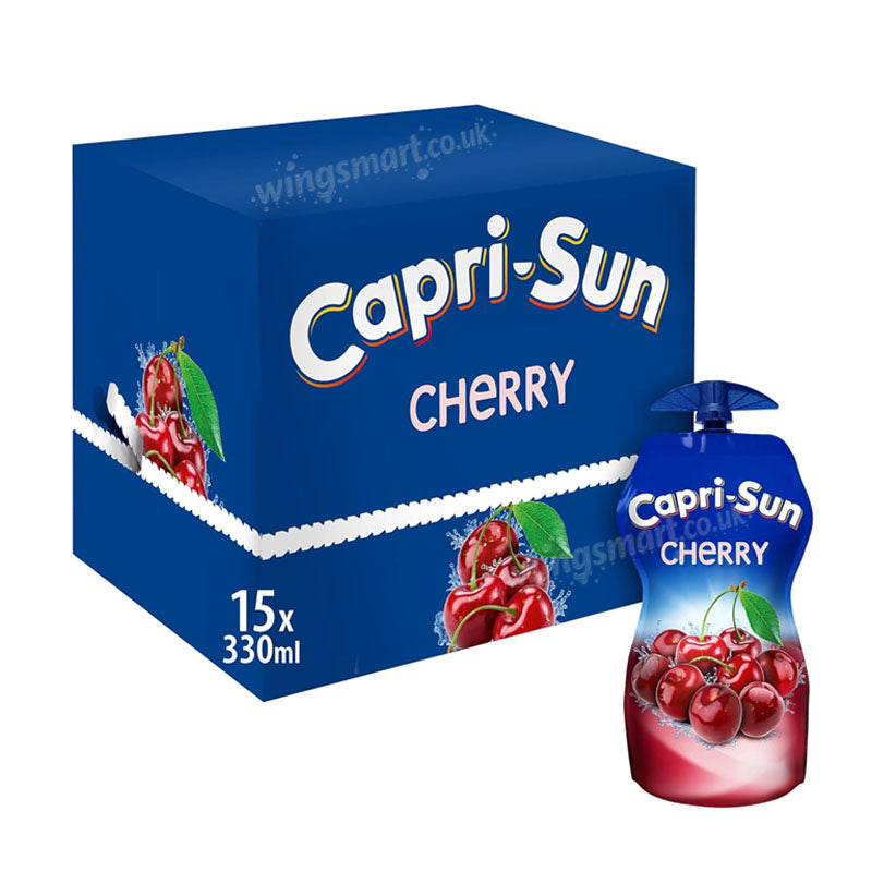 Refreshment Capri Sun Mango & Passionfruit, Cherry & Orange 330ml PMP Kids Juice Summer Drink