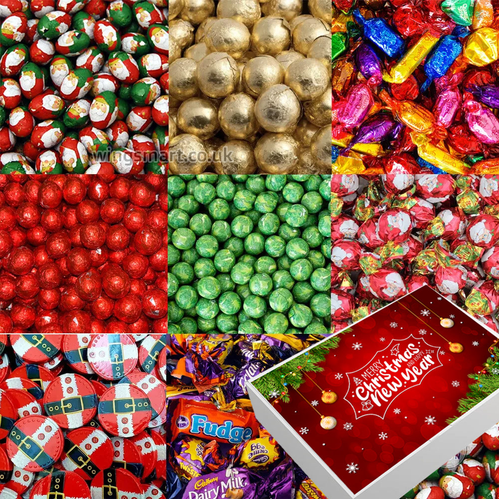 Sweet Christmas Delights Retro Chocolate & Pick n Mix Treats from 0.5kg to 5kg