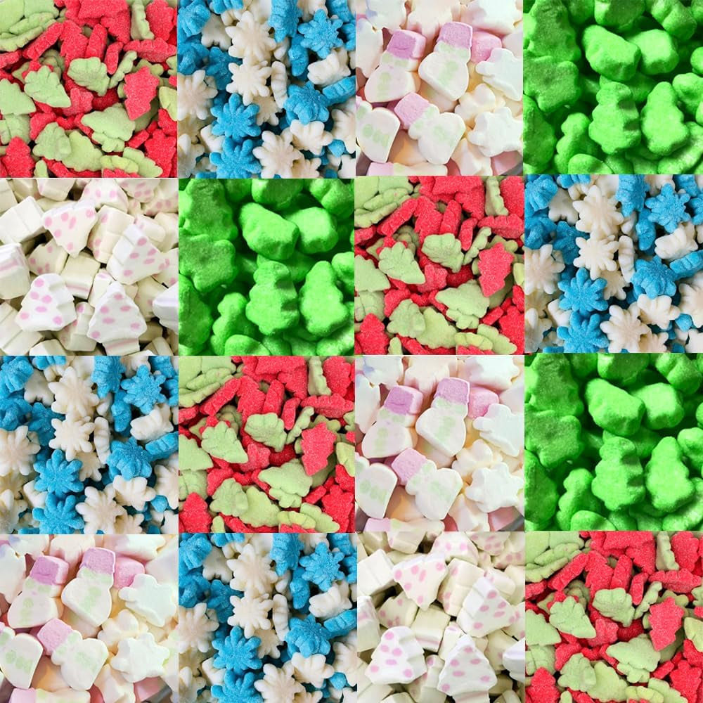 Christmas Marshmallow & Gummy Mixed Sweets (0.5kg to 3kg)