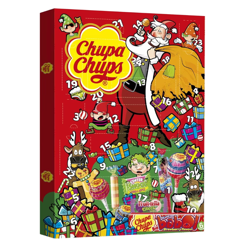 Chupa Chups Advent Calendar 210g – Sweet Christmas Countdown