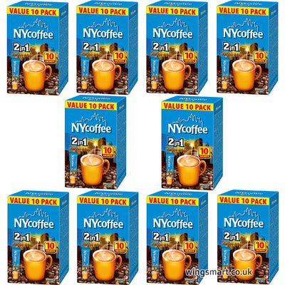 Ny 2 In 1 White Coffee Sachets 10 Sachets 100g (Box of 10)