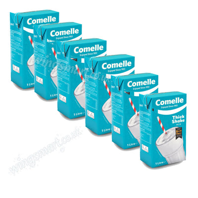 Comelle Vanilla Thick Shake Mix 1L – Creamy Milkshake Base Drink Mix