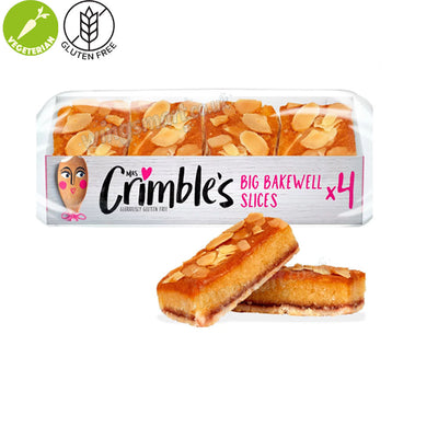 Mrs Crimble's Gluten Free Bakewell Slices 4 X 50g