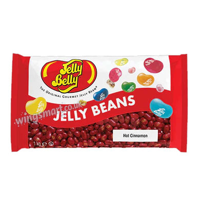 Jelly Belly Hot Cinnamon Jelly Beans 1kg | Spicy Cinnamon Flavour Sweets