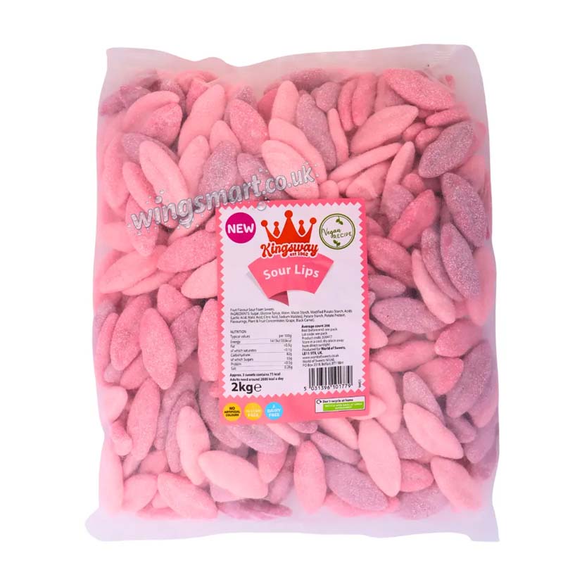 Kingsway Sour Lips Bag 2kg Full bag