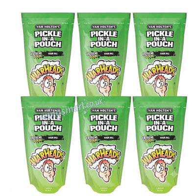 Van Holten's x Warheads Extreme Sour Pickle In A Pouch 306g (06 or 12 Packs)