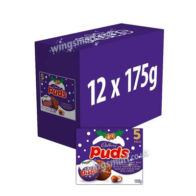 Cadbury Dairy Milk Chocolate Christmas Puds Multipack 175g (5 x 35g) (06 or 12 Packs)