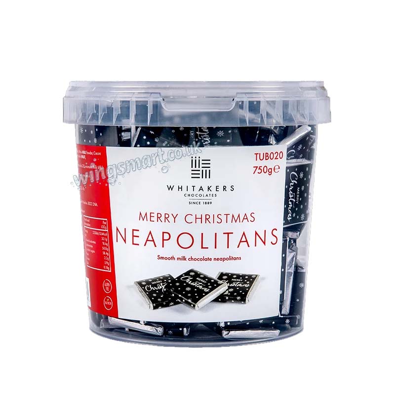 Whitakers Merry Christmas Chocolate Neapolitans 750g