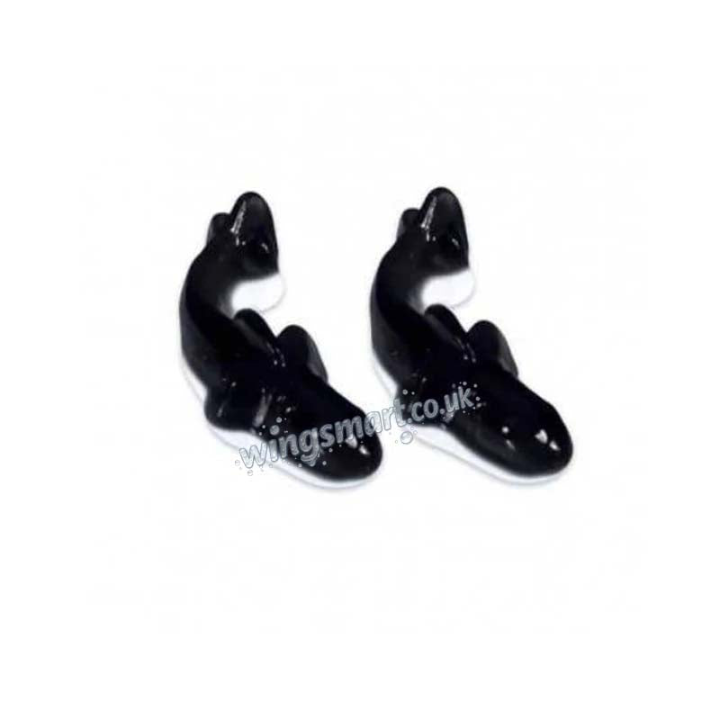 Vidal Black & White Jelly Sharks Sweets (Count of 250)