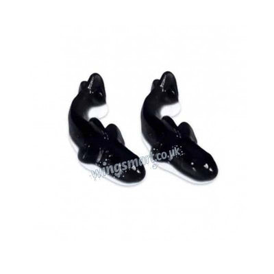 Vidal Black & White Jelly Sharks Sweets (Count of 250)