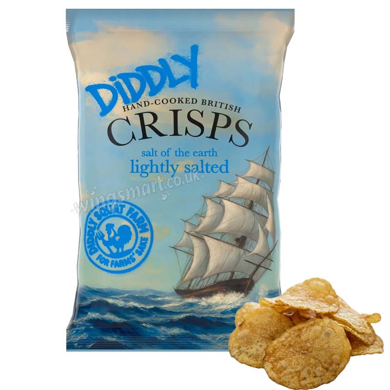 Diddly Squat Farm Lightly Salted Crisps 6 x 150g Sharing Packs
