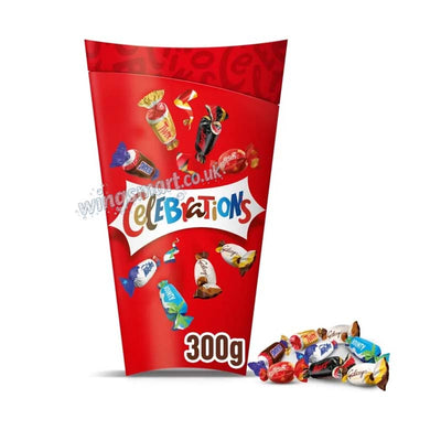 Celebrations Milk Chocolate Selection Box of Mini Chocolate & Biscuit Bars 300g