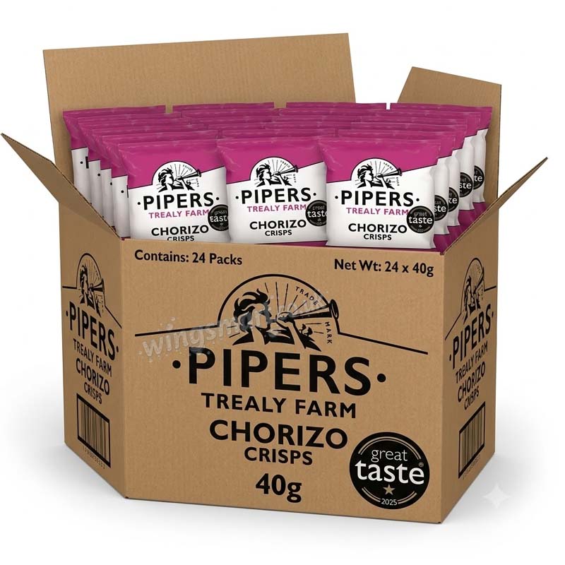 Pipers Crips 40g Variety of Flavours (Choose your favourite)
