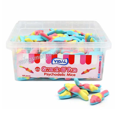 Vidal Psychodelic Mice 120 Sweets Halloween