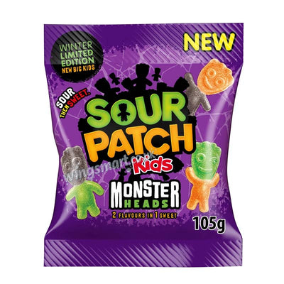 Sour Patch Kids Monster Heads 105g (Pack of 10)