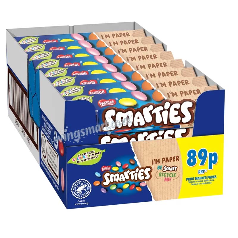 Smarties Milk Chocolate Tube 38g PMP (Pack of 24)
