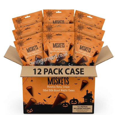 Miskets Pumpkin Spice Cones 12x50G FullBox