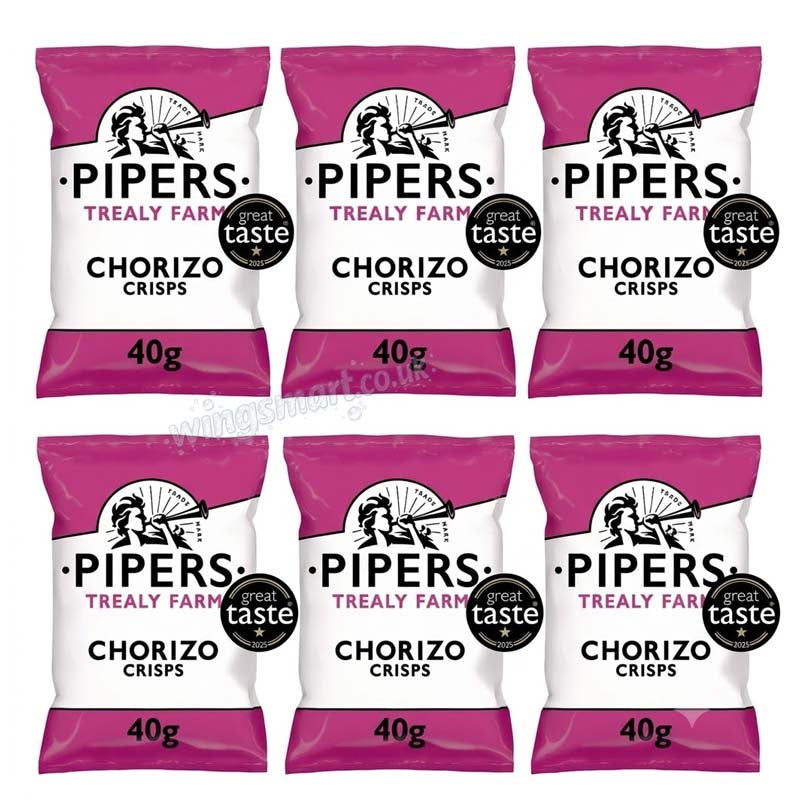 Pipers Crips 40g Variety of Flavours (Choose your favourite)