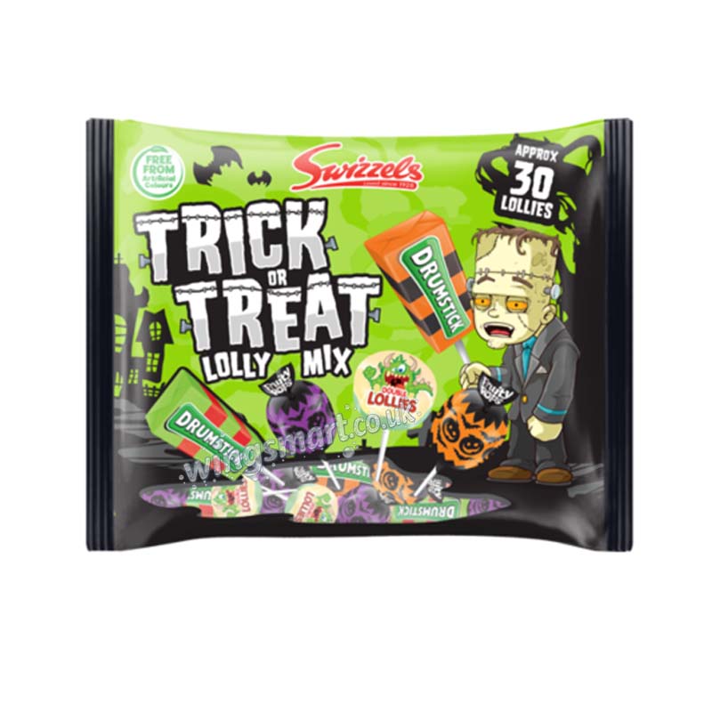 Swizzels Trick or Treat Lolly Bag 330g Halloween Treat