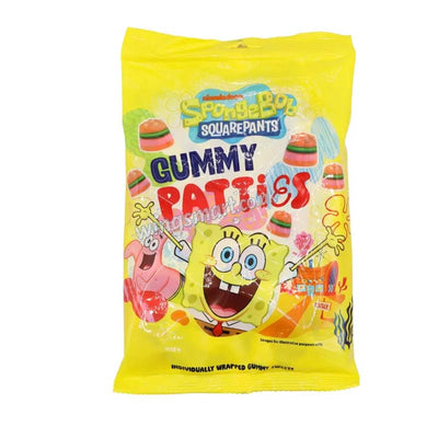 Spongebob Squarepants Gummy Patties Bag 75g (Pack of 12)