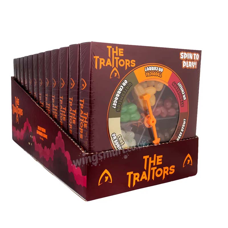The Traitors Jelly Bean Spinner Game 100g (06 or 12 packs)