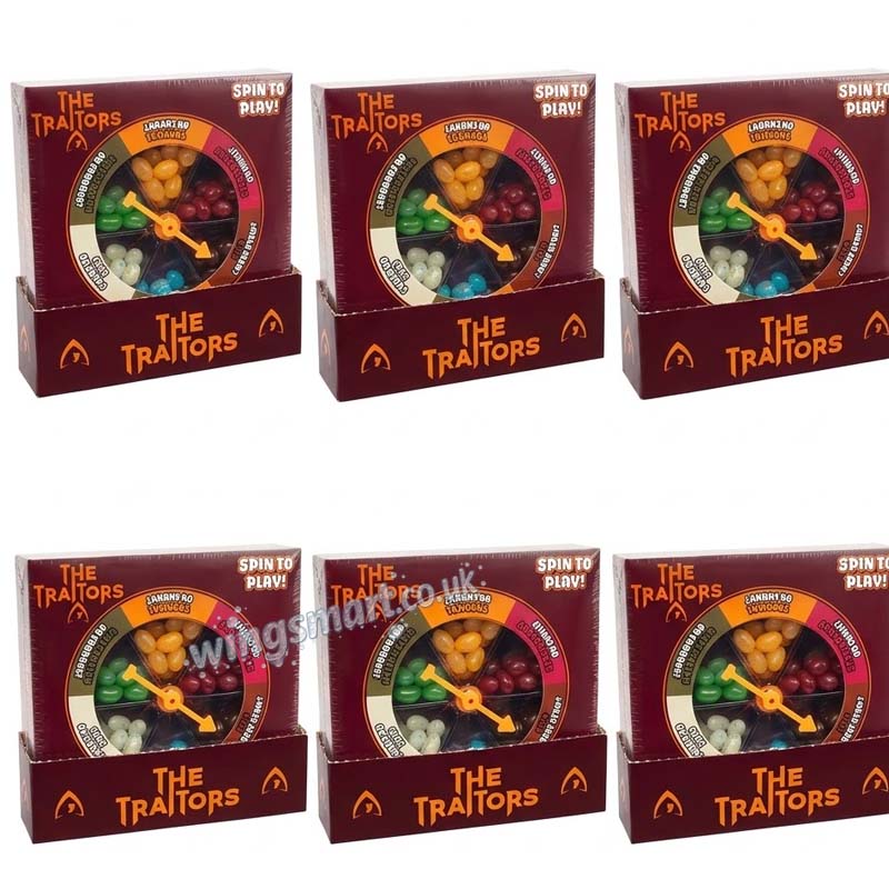 The Traitors Jelly Bean Spinner Game 100g (06 or 12 packs)