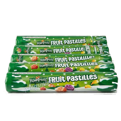 Rowntree's Fruit Pastilles Sweets Giant Tube 115g (07 or 15 Packs)