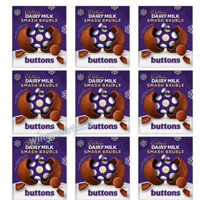 Cadbury Dairy Milk Buttons Smash Bauble 90g (Pack of 9)