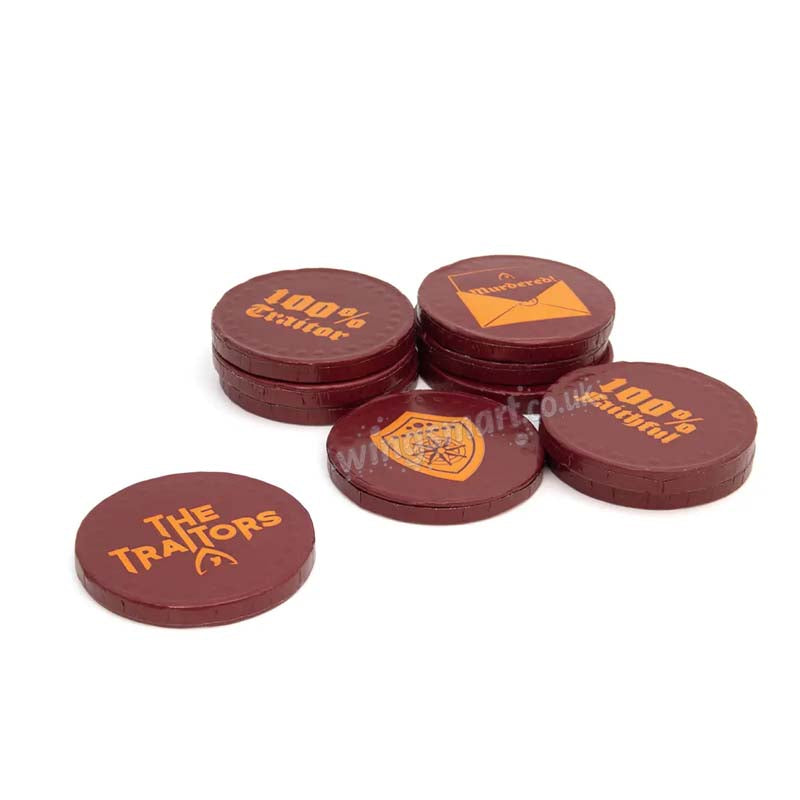 The Traitors Milk Chocolate Coins Net 72g (10,21 & 42 Packs)