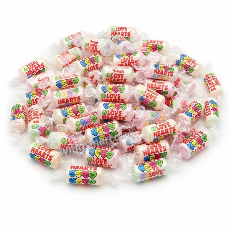 Swizzels Love Hearts Mini Rolls  (1kg -3kg) Christmas Treat