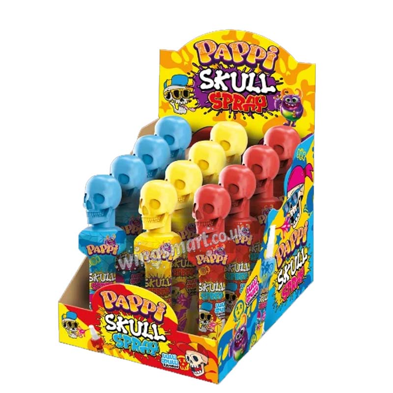 Pappi Skull Spray 12x85ml Fullbox