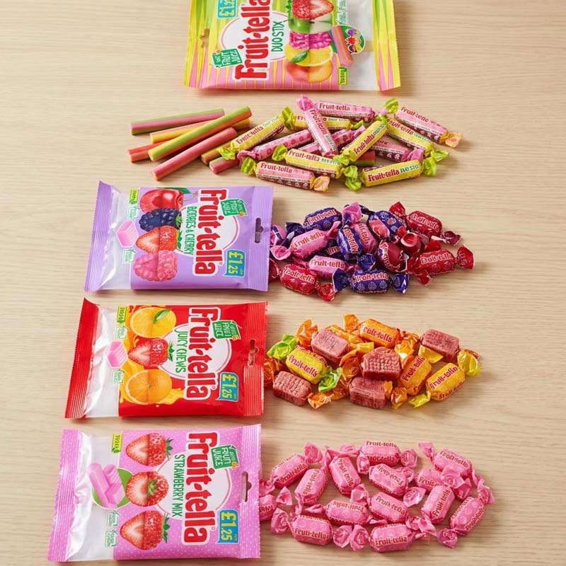 Fruittella Assorted Chewy Sweets 135g Variety Of flavours (06 or 12 Packs)
