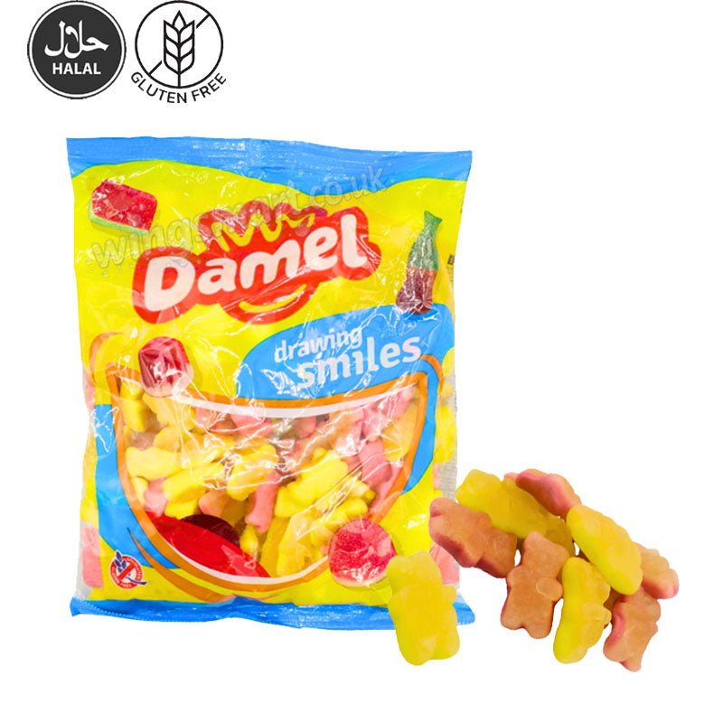 Damel Jelly Filled Bears 1kg Fruit Flavoured Jelly Filled Gummy Sweets