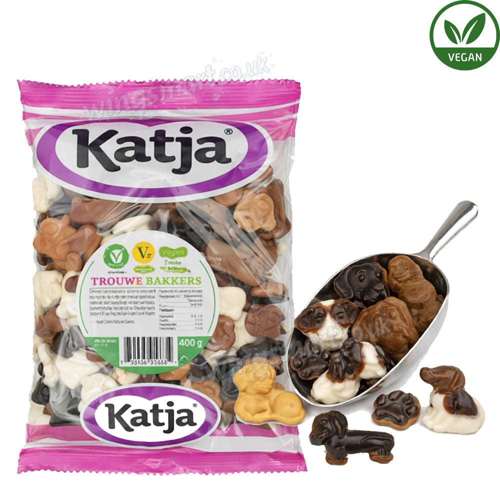 Katja Vegan Sweet & Salty Liquorice Dogs - 500g