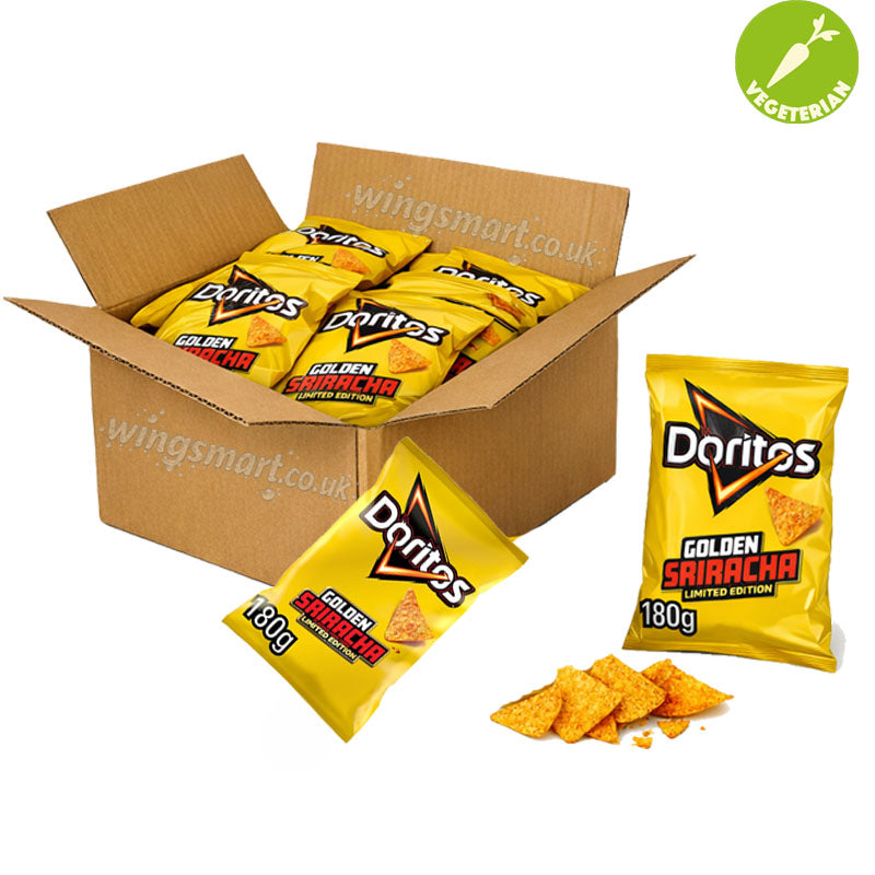 Doritos Hot Honey Golden Sriracha Tortilla Chips Sharing Crisps 180g
