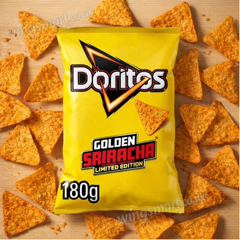 Doritos Hot Honey Golden Sriracha Tortilla Chips Sharing Crisps 180g