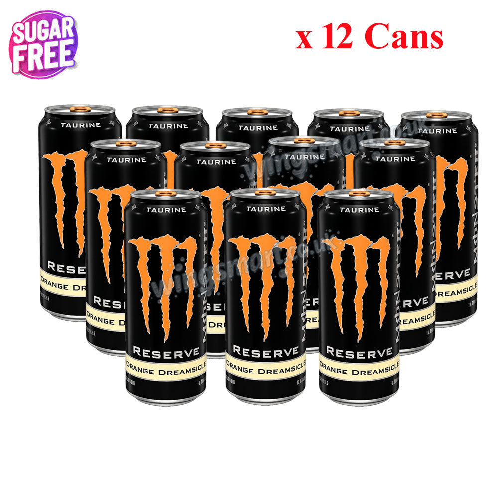 Monster Energy Drink 473ml – Electric Blue, Dreamsicle, Viking Berry, Guava & Java Irish Creme