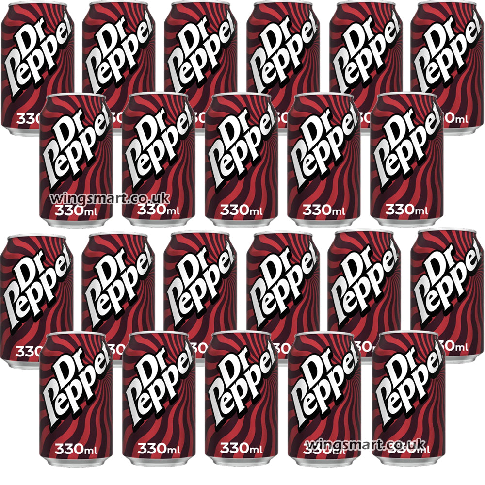 Dr Pepper 330ml PMP (12 & 24 Cans)