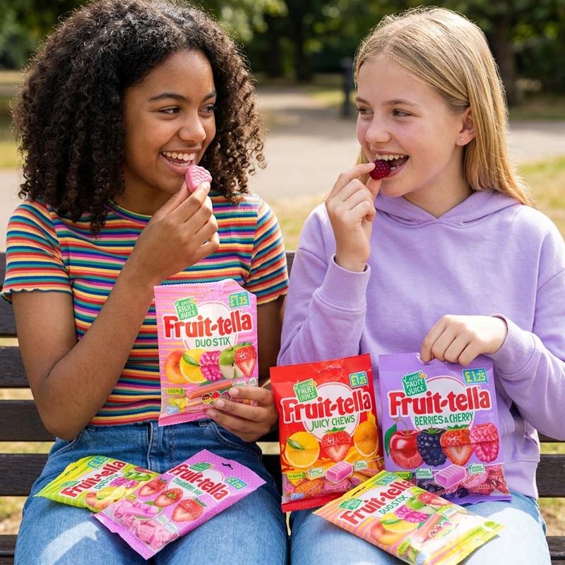 Fruittella Chewy Candy 135g Bags Random Mixed Flavours (12,24 & 48 Packs)