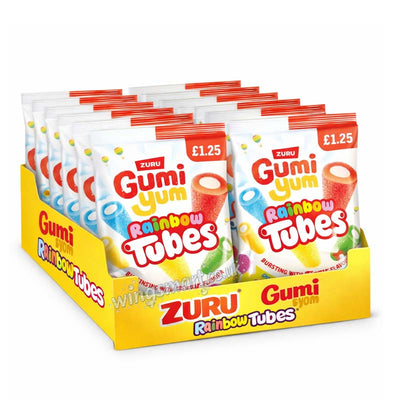 Gumi Yum Rainbow Tubes Bag 12x120g Fullbox