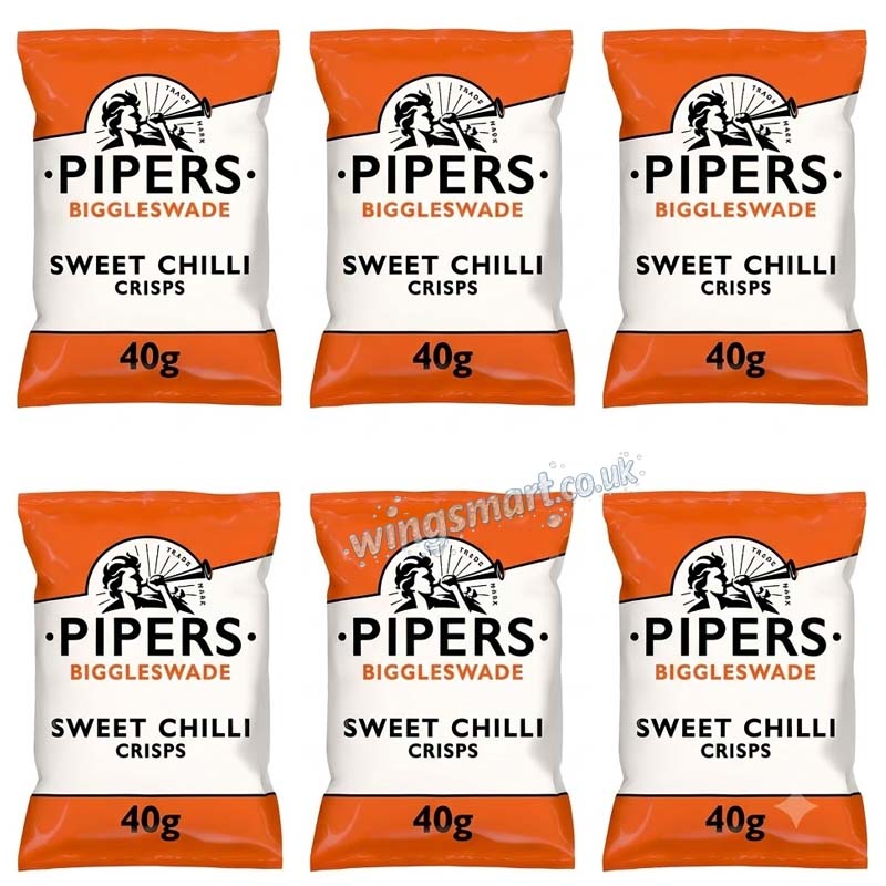 Pipers Crips 40g Variety of Flavours (Choose your favourite)